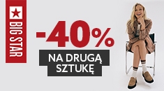 Promocja w Big Star Jeans -40% na drugą sztukę