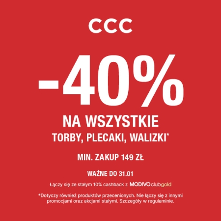 Modele znanych marek kupisz 40% taniej w CCC