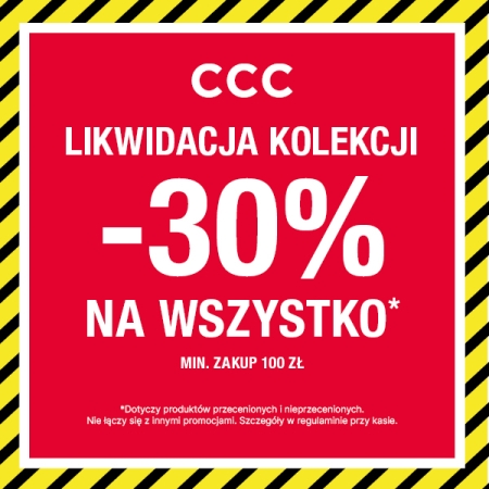 Likwidacja w CCC na wszystko