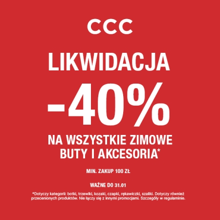 Likwidacja w sklepie CCC