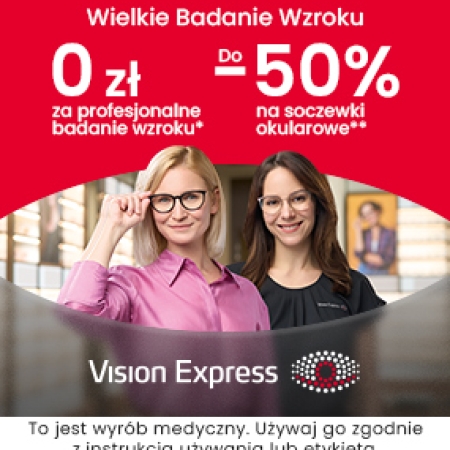 Wielkie badanie wzroku w Vision Express